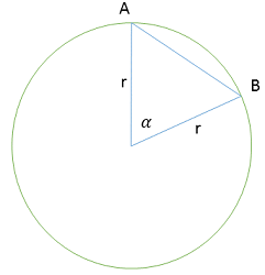 طول وتری در دایره